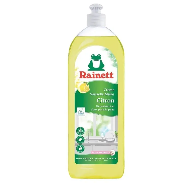 rainett-liquide-vaisselle-ecologique-citron-750ml-lot-de-4 image 1