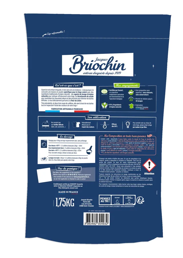 jacques-briochin-lessive-poudre-couleurs-bicarbonate-1-75-l-ecocert image 1