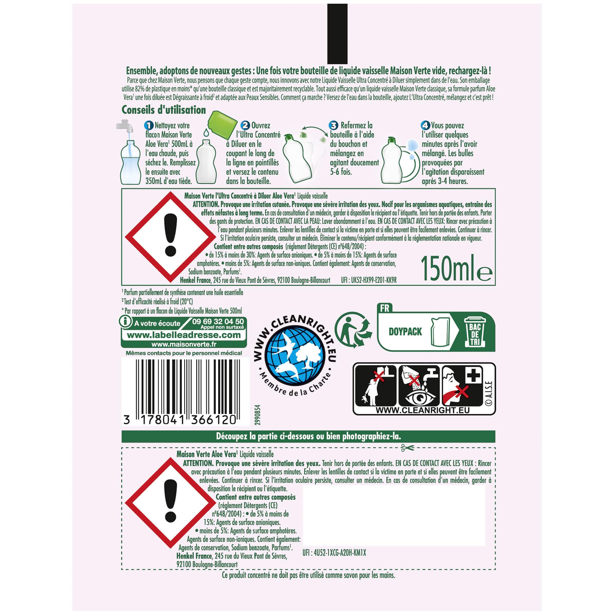 maison-verte-l-ultra-concentr-diluer-liquide-vaisselle-aloe-vera-huiles-essentie-2 image 3