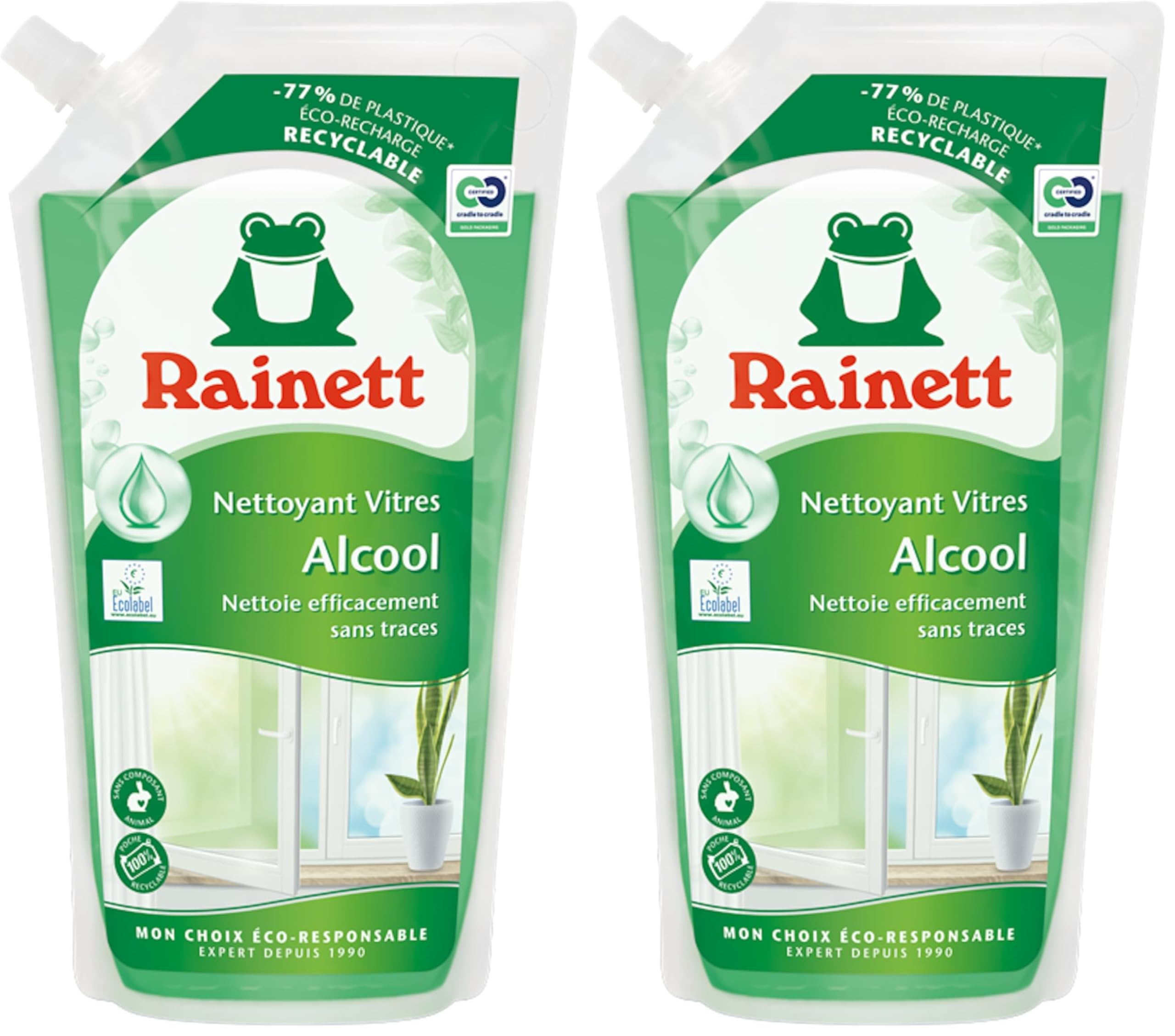 rainett-nettoyant-vitres-l-alcool-sans-traces-spray-500ml image 8