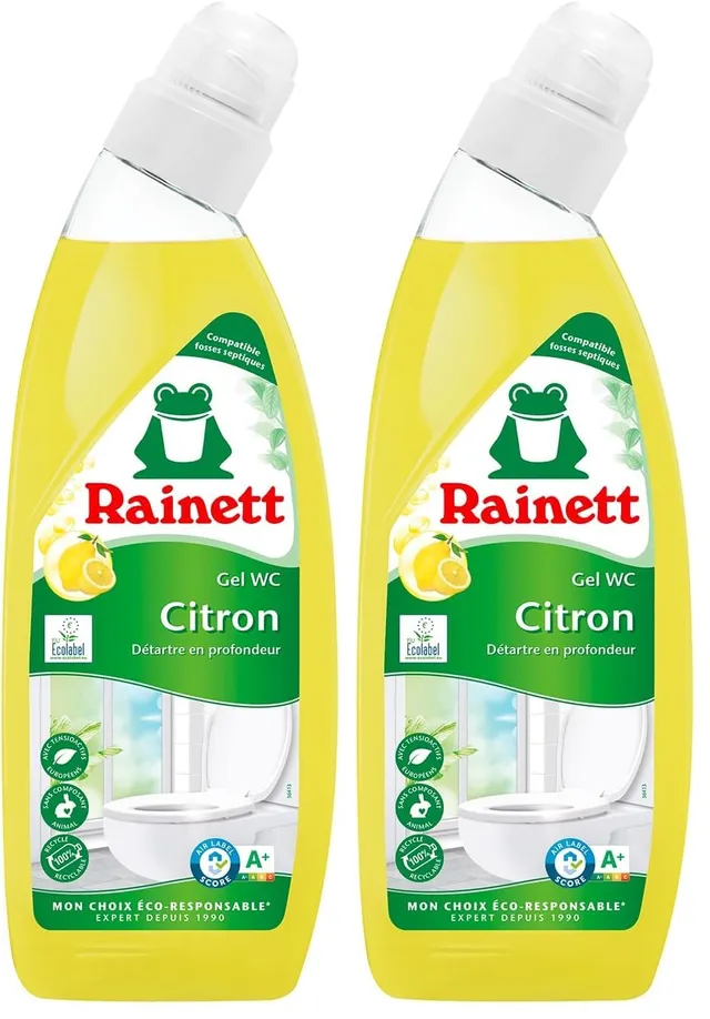 rainett-gel-wc-cologique-citron-colabel-750-ml-lot-de-2 image 1