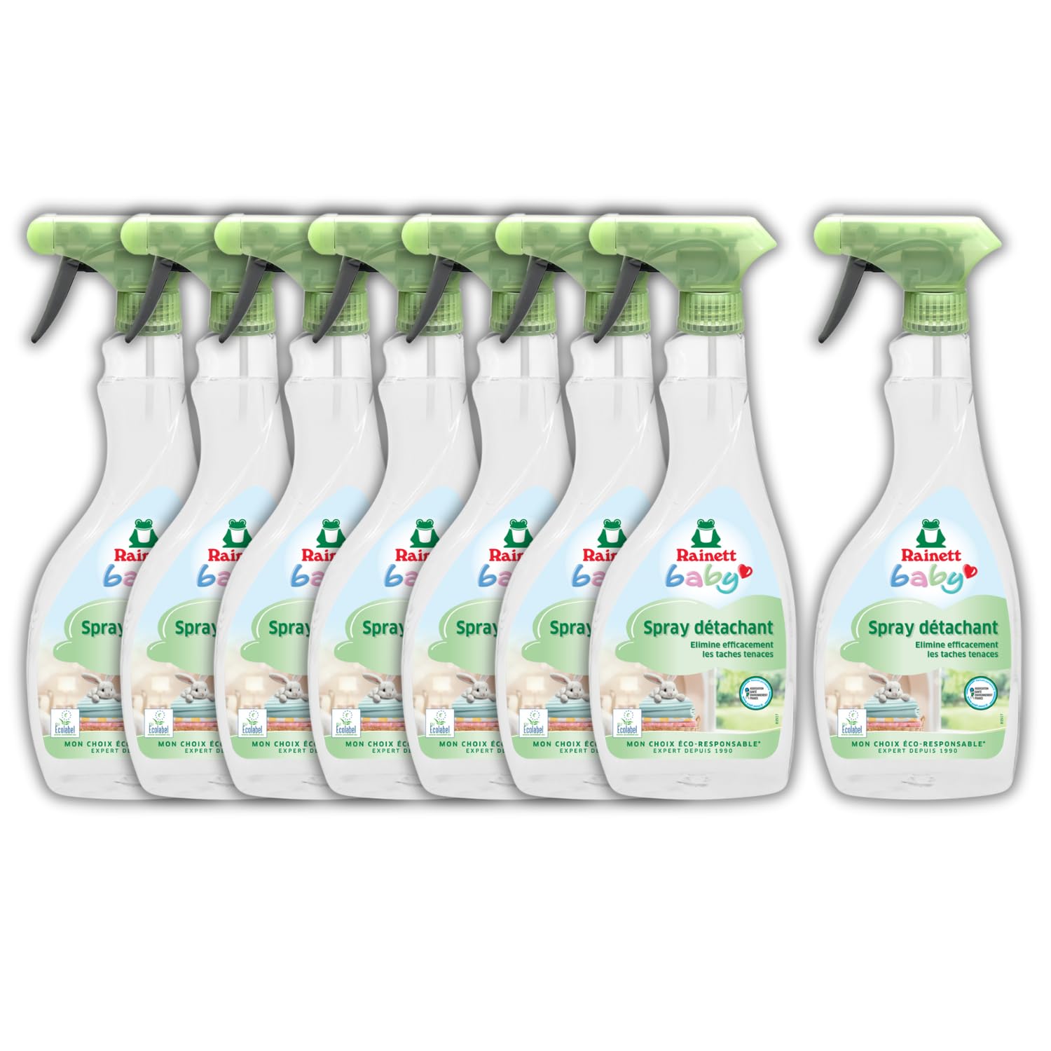 rainett-baby-spray-d-tachant-avant-lavage-500-ml-pack-de-8 image 1
