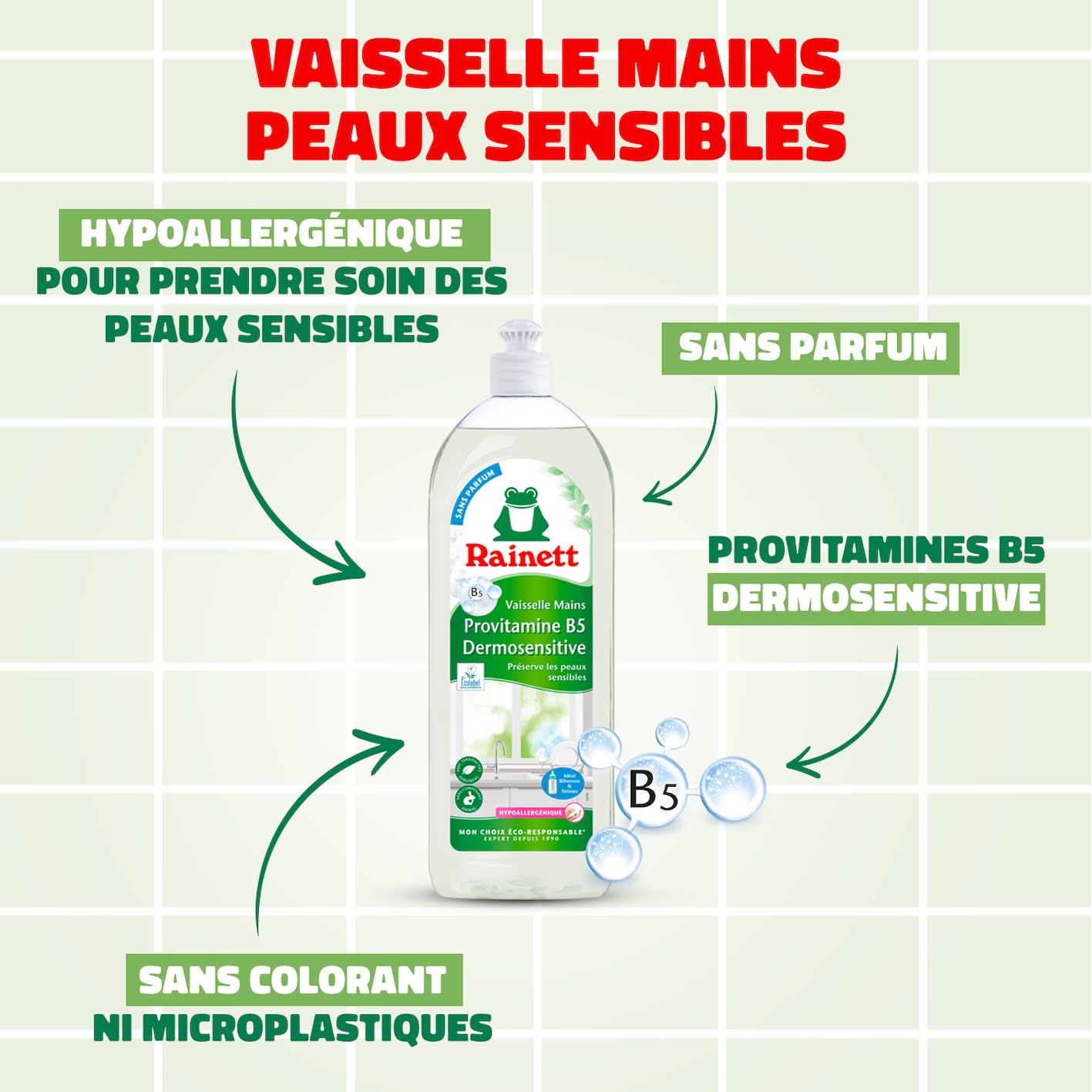 rainett-liquide-vaisselle-mains-dermosensitive-750-ml image 2