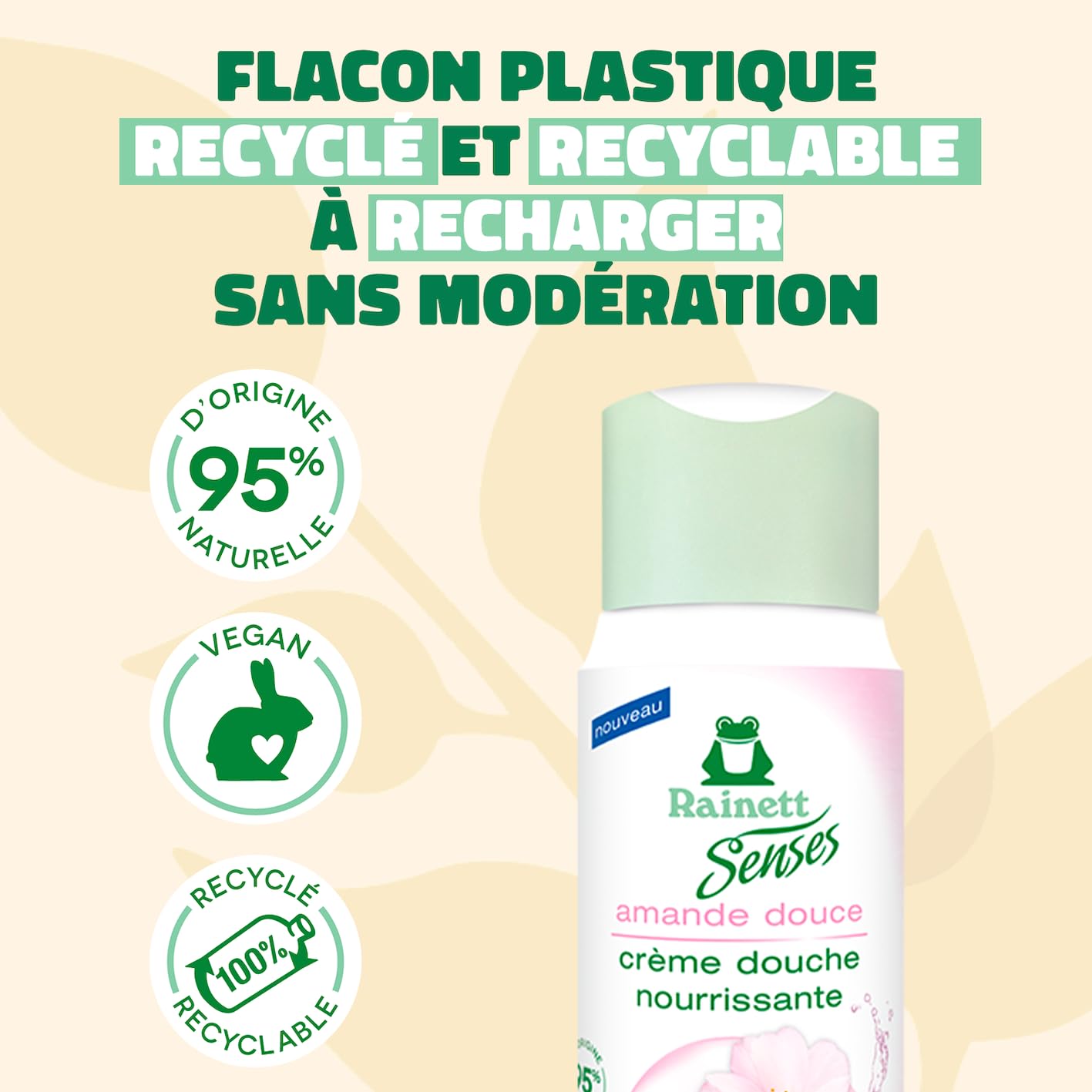 rainett-senses-cr-me-douche-nourrissante-amande-douce-300-ml image 3