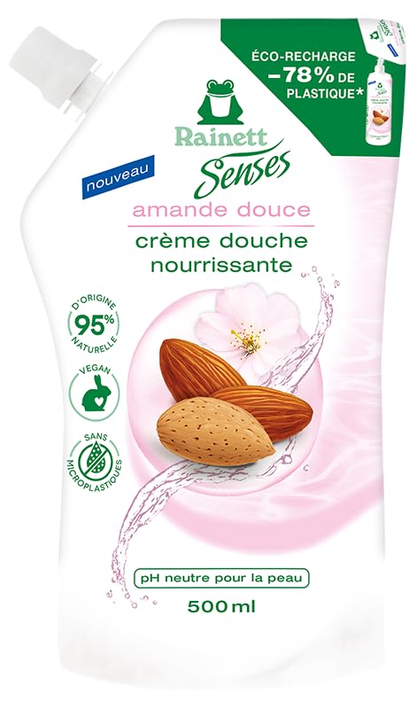 rainett-senses-cr-me-douche-nourrissante-amande-douce-co-recharge-500-ml image 7