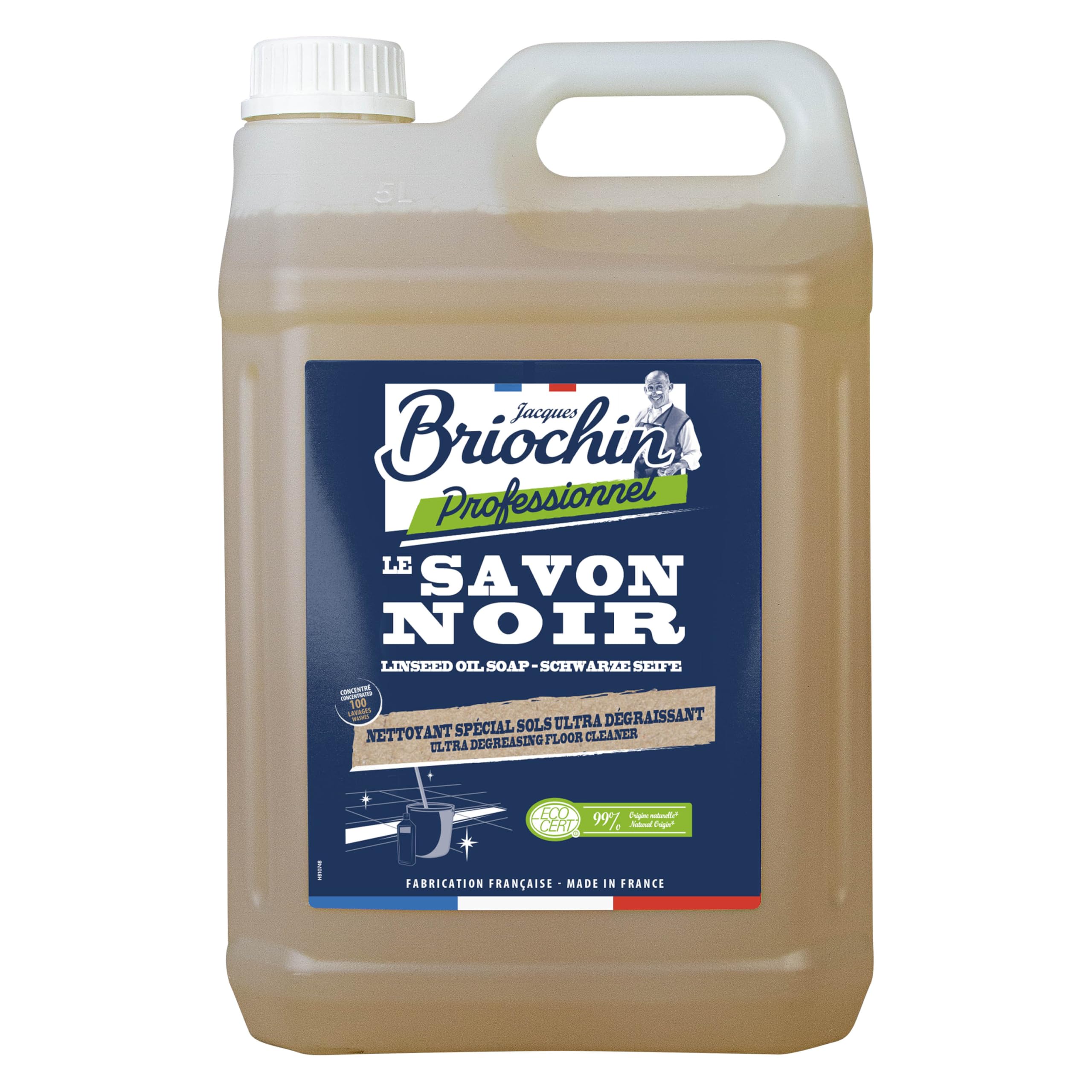 le-briochin-savon-noir-liquide-sp-cial-sols-5l-100-lavages image 1