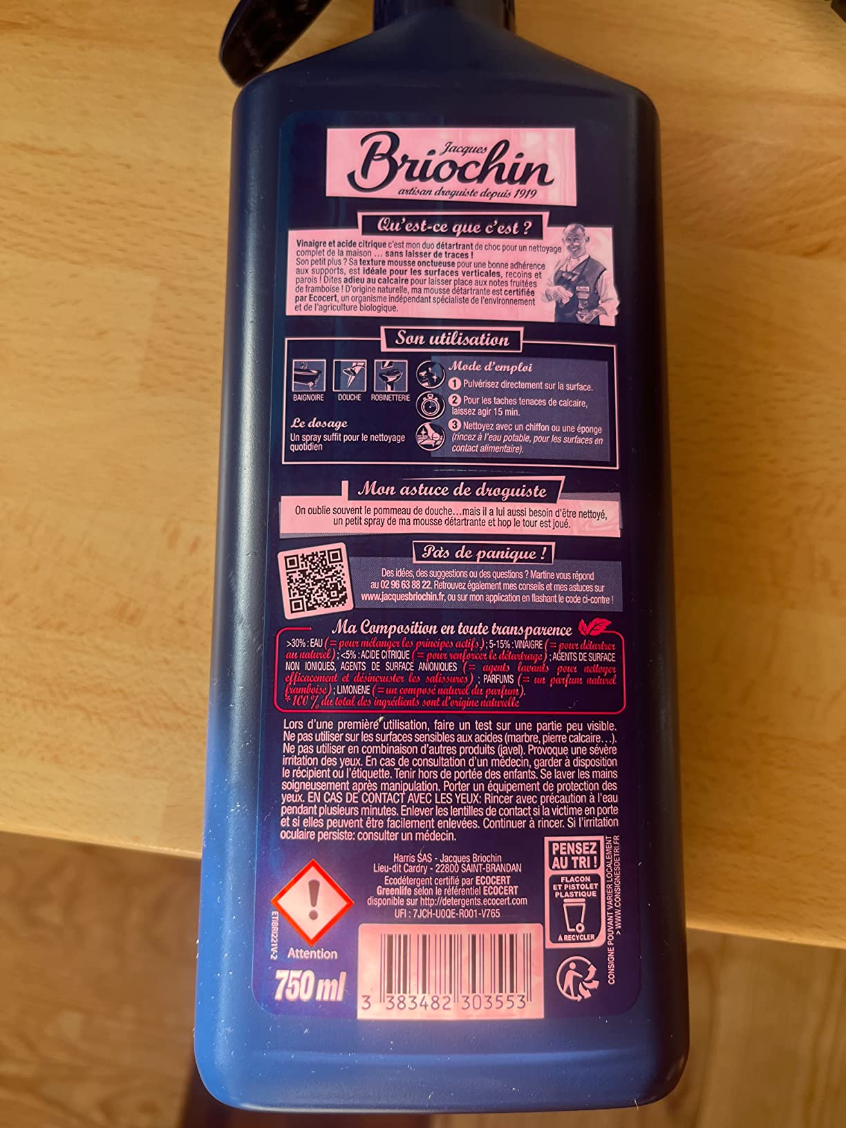 Bien mais pas miracle sur gros tartre