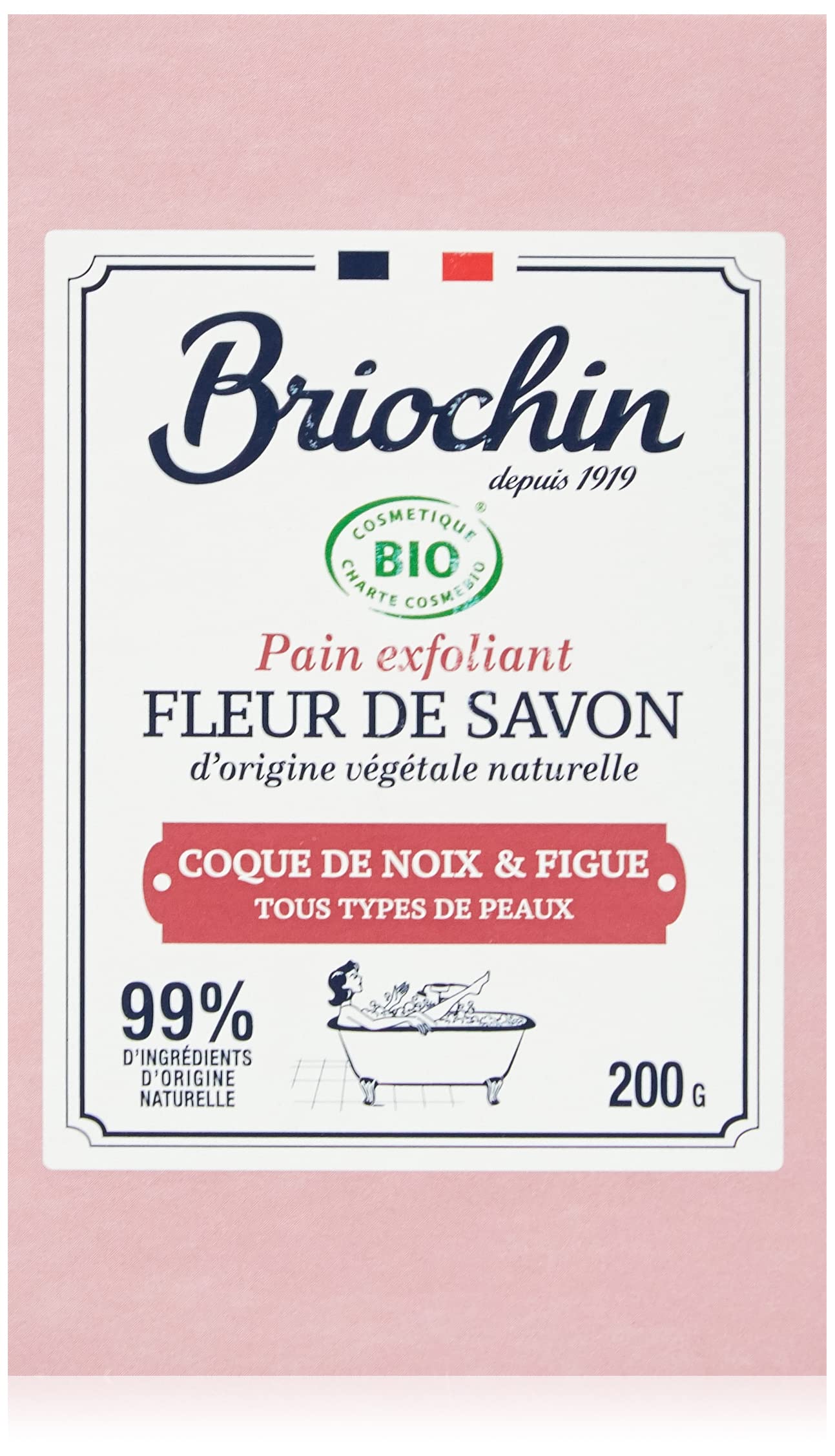 briochin-fleur-de-savon-pain-exfoliant-figue-coques-de-noix-200-g-cosmos-organic image 1
