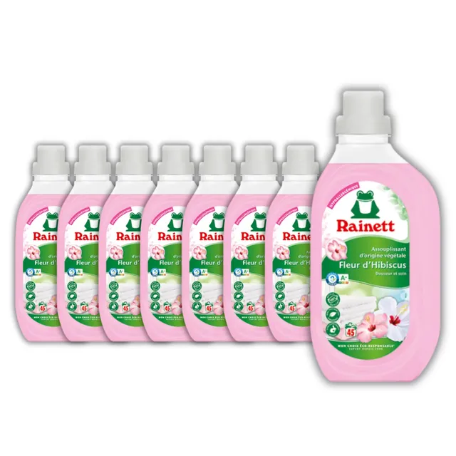 rainett-assouplissant-hypoallerg-nique-fleur-d-hibiscus-900-ml-45-lavages-pack-d image 1