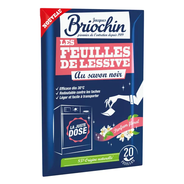 le-briochin-feuilles-de-lessive-au-savon-noir-20-lavages image 1
