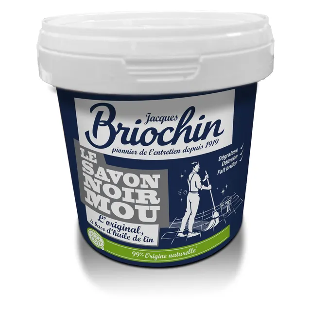 le-briochin-savon-noir-mou-l-huile-de-lin-600g-d-graisse-d-tache image 1