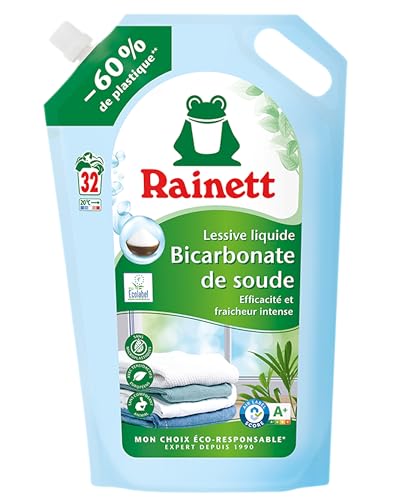 rainett-lessive-liquide-bicarbonate-co-recharge-1-6-l-32-lavages image 7