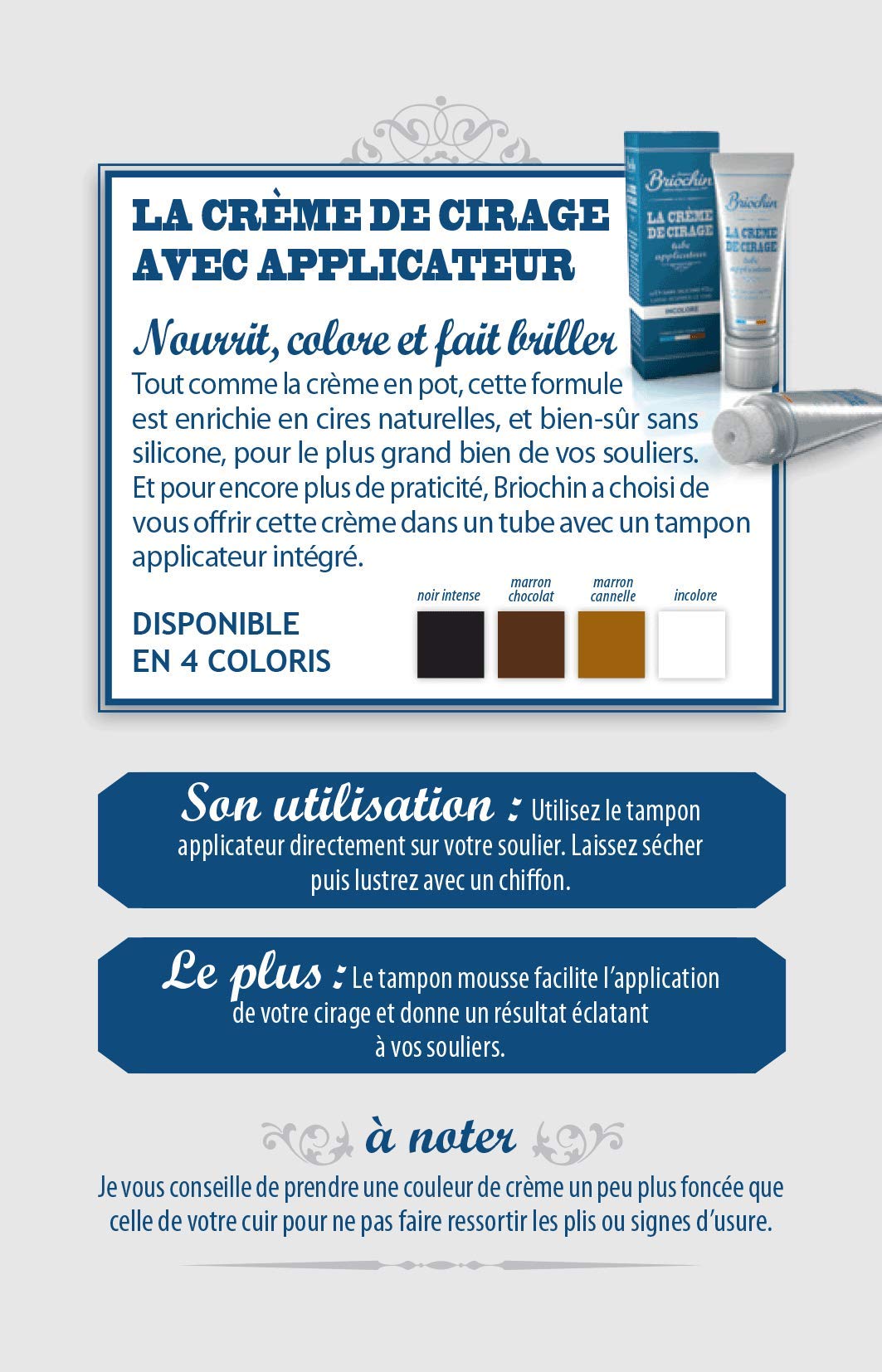 jacques-briochin-cr-me-avec-applicateur-marron-cannelle-75-ml-lot-de-4 image 7
