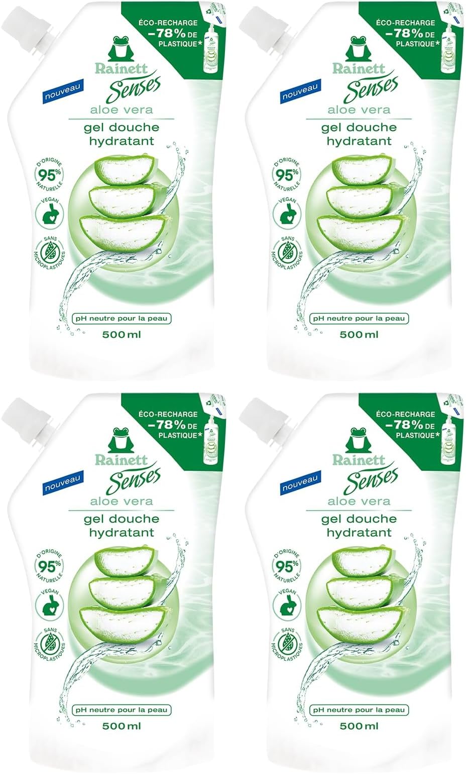 rainett-senses-gel-douche-hydratant-aloe-vera-vegan-500-ml-co-recharge image 6