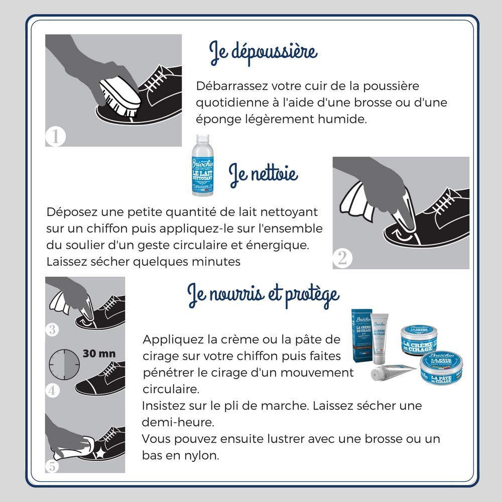 jacques-briochin-cr-me-de-cirage-incolore-50-ml-lot-de-4 image 3