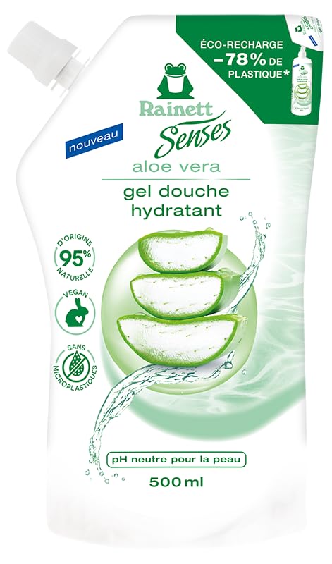 rainett-senses-gel-douche-hydratant-aloe-vera-vegan-500-ml-co-recharge image 7
