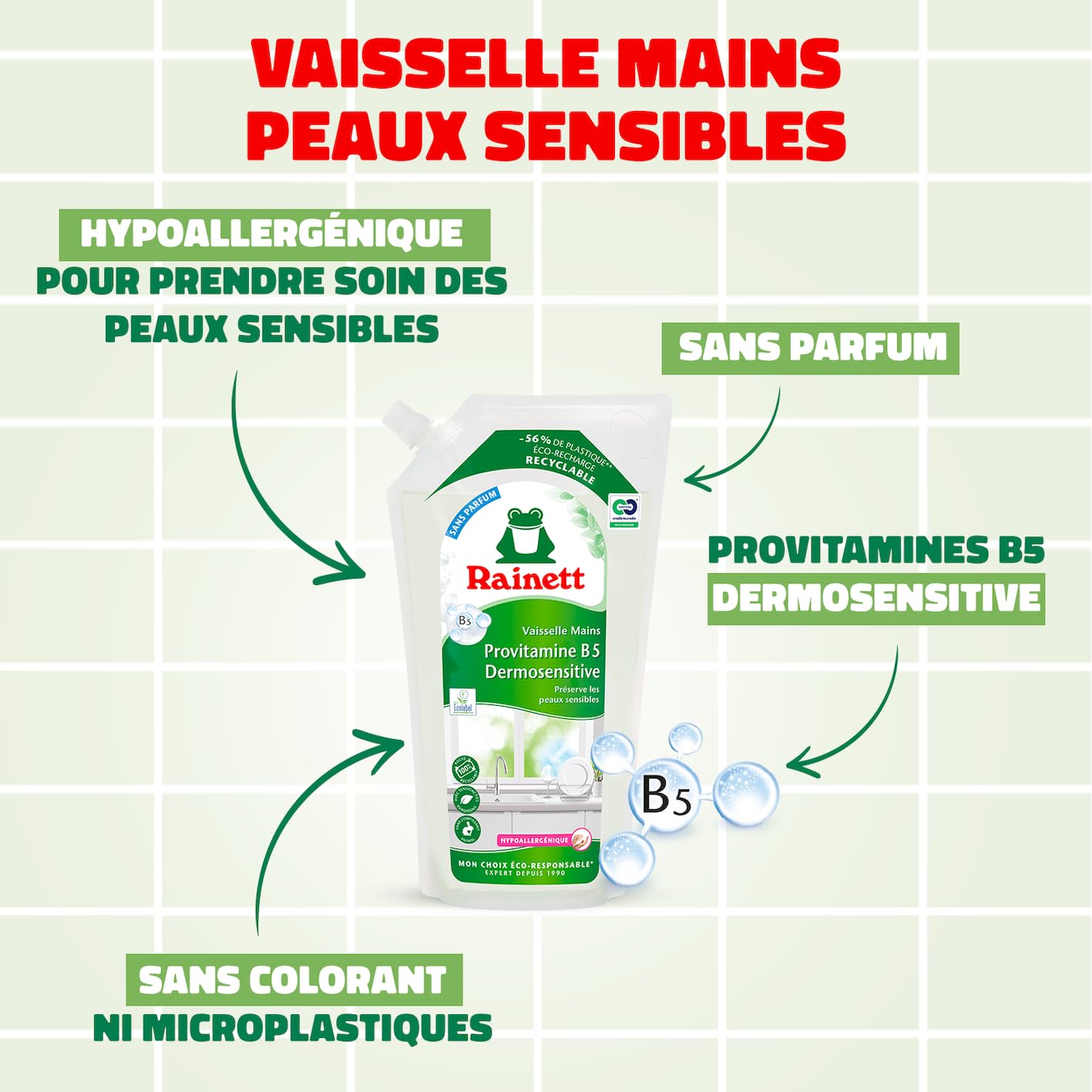 rainett-liquide-vaisselle-mains-dermosensitive-co-recharge-1-l image 2
