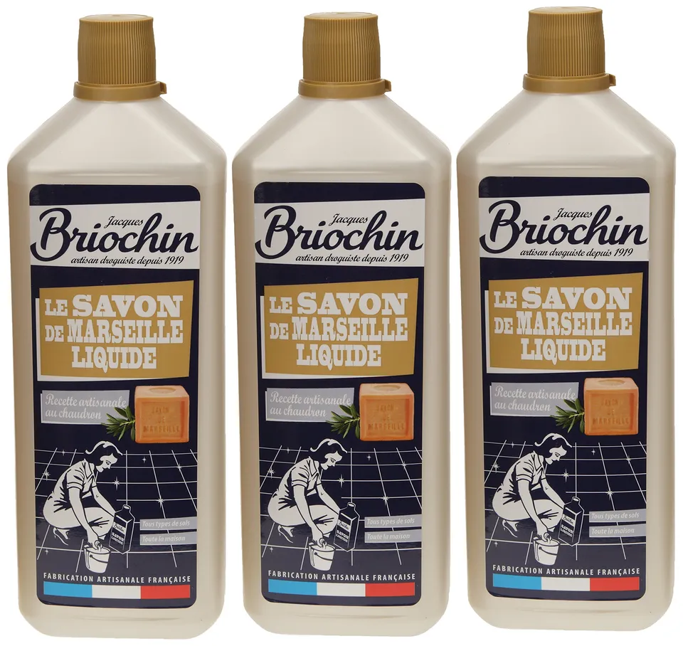 jacques-briochin-savon-de-marseille-liquide-1-l-lot-de-3 image 1