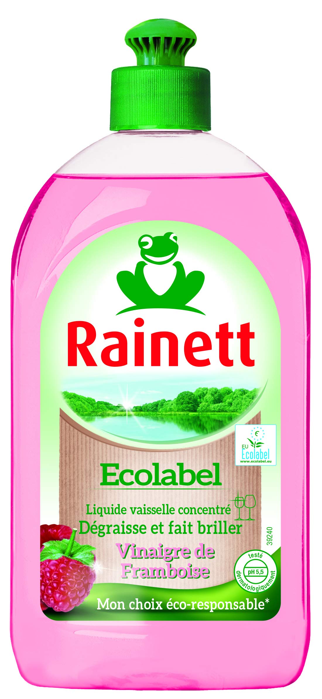 rainett-liquide-vaisselle-cologique-framboise-500-ml-lot-de-4 image 3