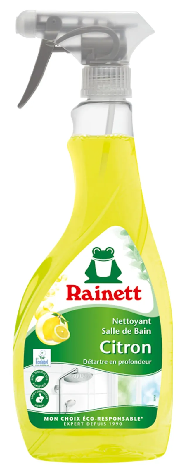 rainett-spray-nettoyant-salle-de-bain-anti-calcaire-citron-500ml image 1