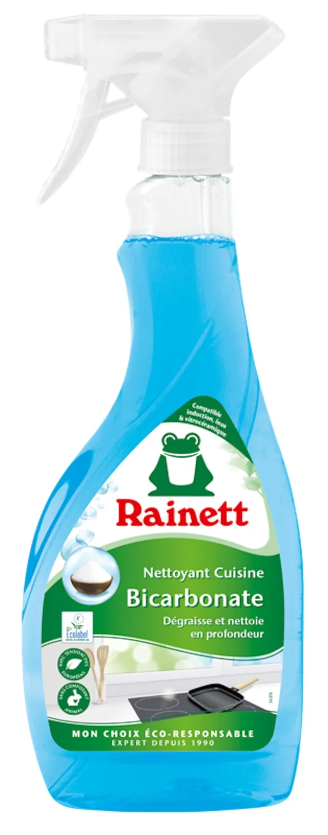 rainett-spray-nettoyant-d-graissant-cuisine-bicarbonate-500-ml image 1