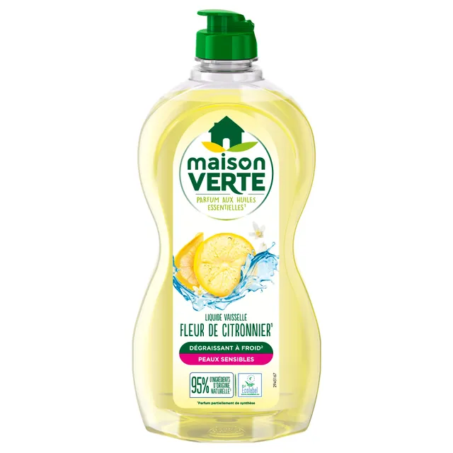 maison-verte-liquide-vaisselle-fleur-de-citronnier-500-ml image 1