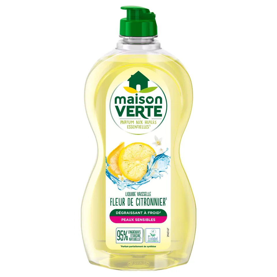 maison-verte-liquide-vaisselle-fleur-de-citronnier-500-ml image 1