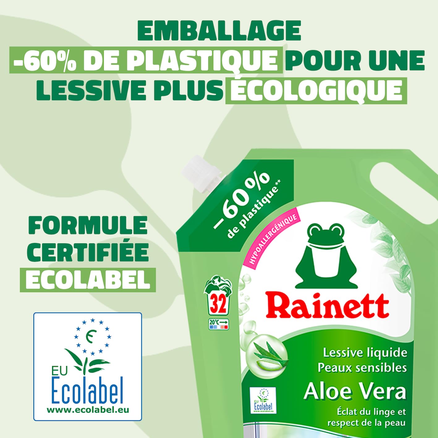 rainett-lessive-liquide-peaux-sensibles-aloe-vera-co-recharge-1-6-l-32-lavages image 4