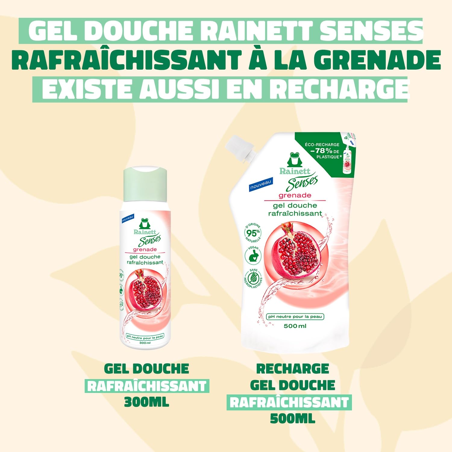 rainett-senses-gel-douche-rafra-chissant-grenade-vegan-300ml image 5