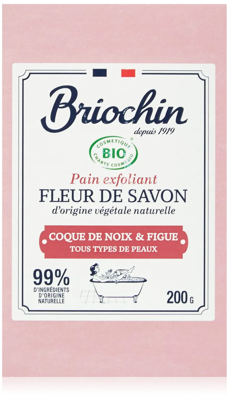 briochin-fleur-de-savon-pain-exfoliant-figue-coques-de-noix-200-g-cosmos-organic image 1
