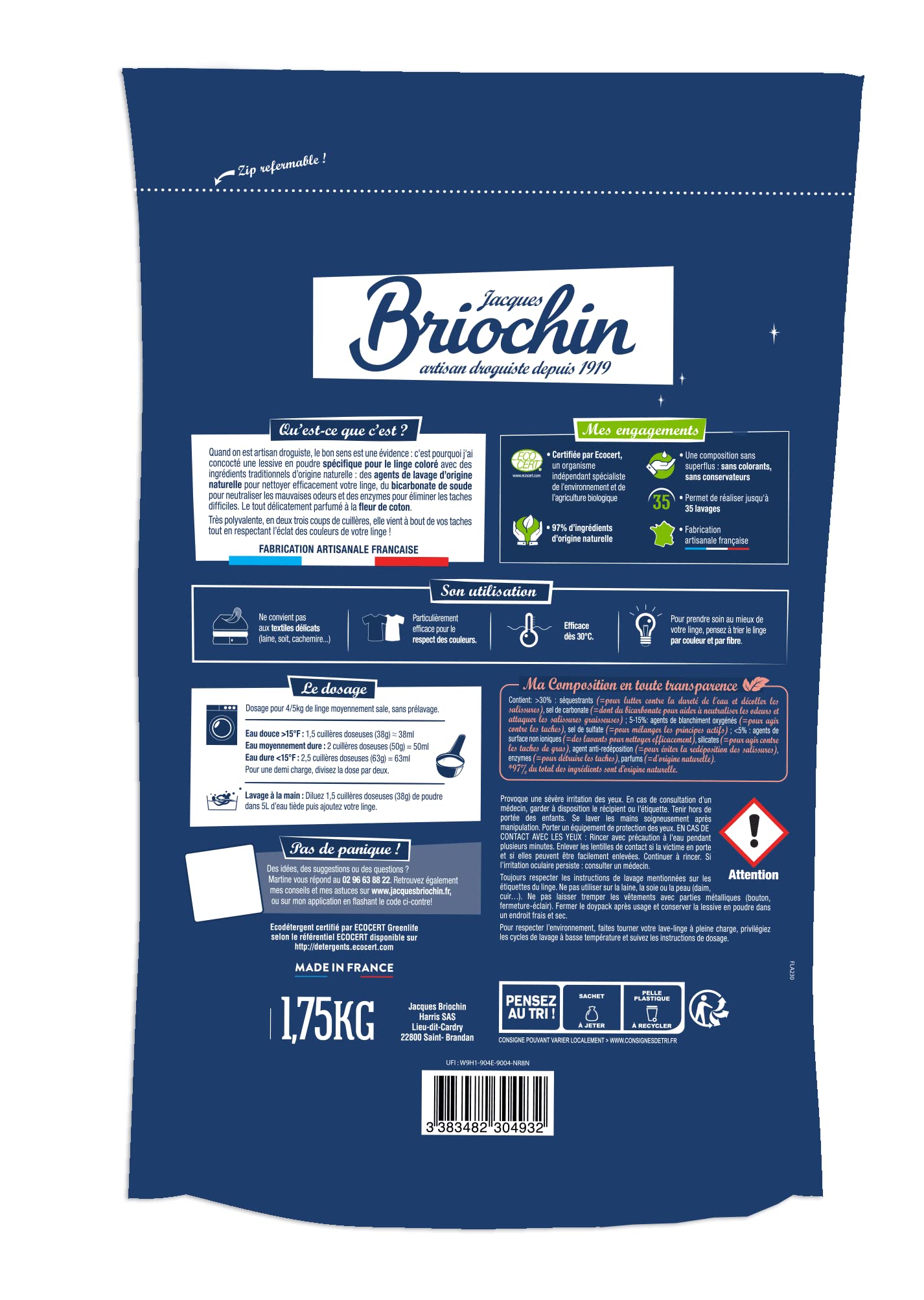 jacques-briochin-lessive-poudre-couleurs-bicarbonate-1-75-l-ecocert image 1