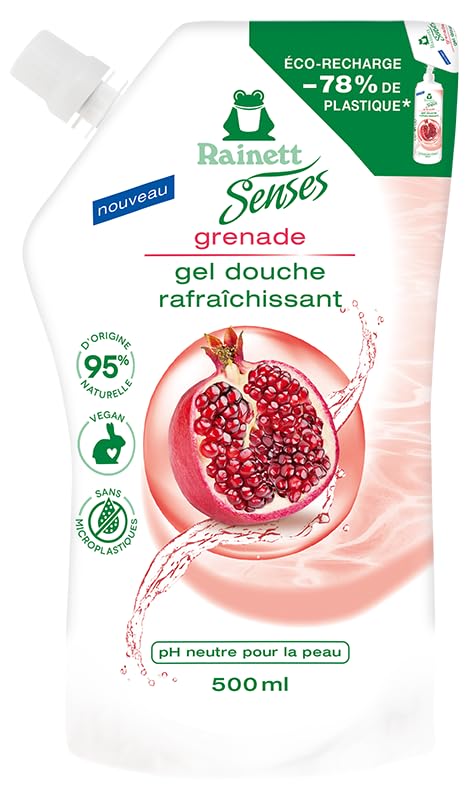 rainett-senses-gel-douche-grenade-co-recharge-500-ml image 6