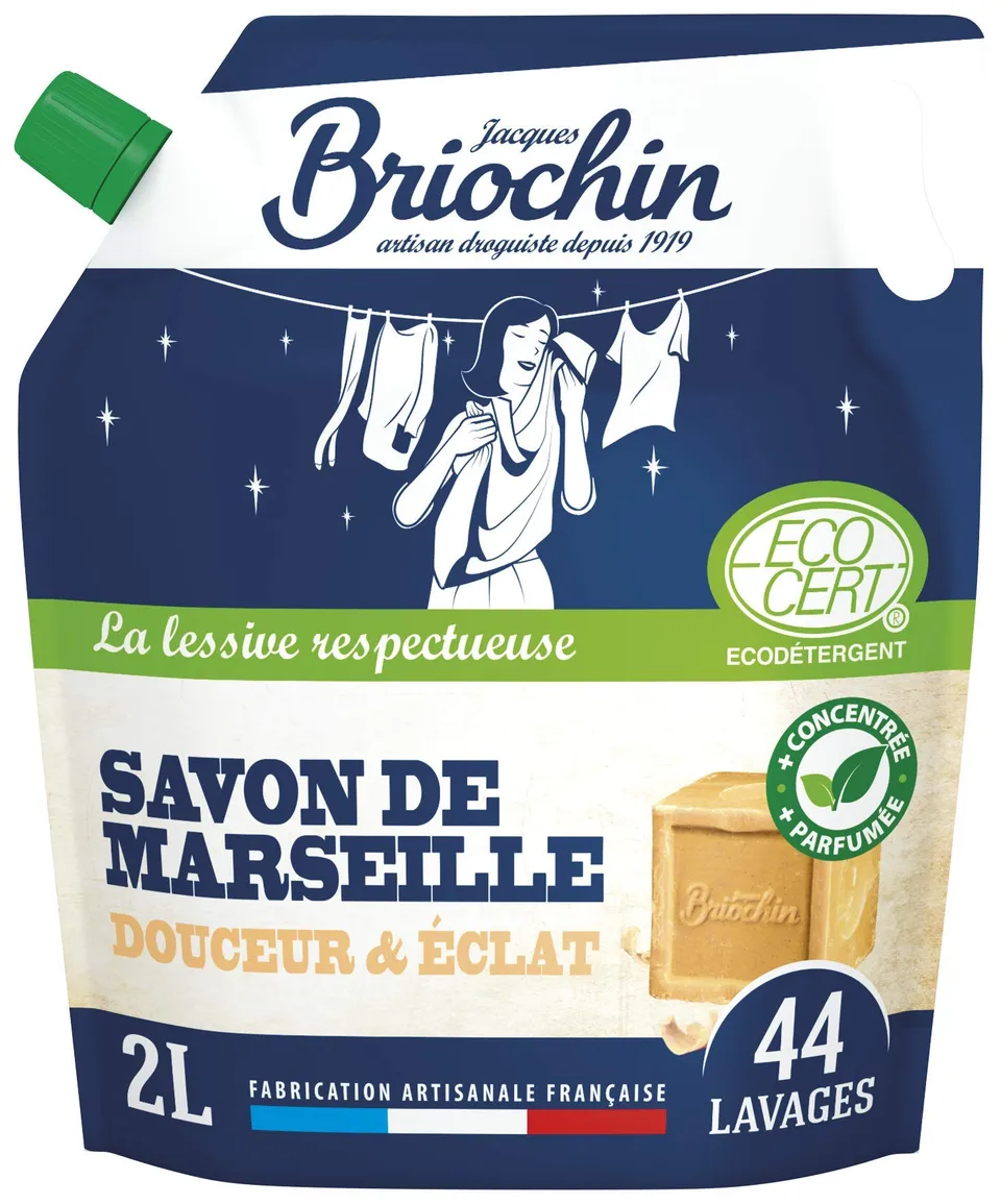 jacques-briochin-recharge-lessive-savon-de-marseille-concentr-e-2l-44-lavages image 1