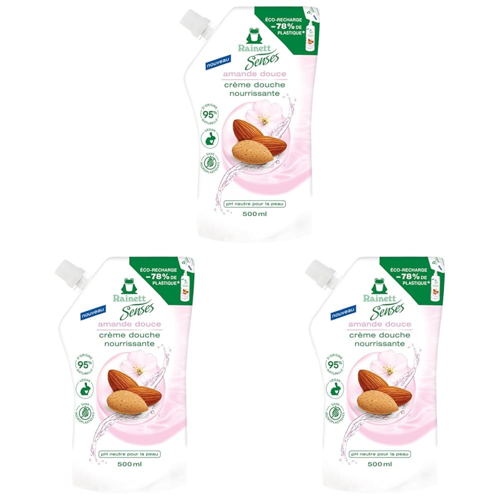 rainett-senses-cr-me-douche-nourrissante-amande-douce-co-recharge-500-ml image 6