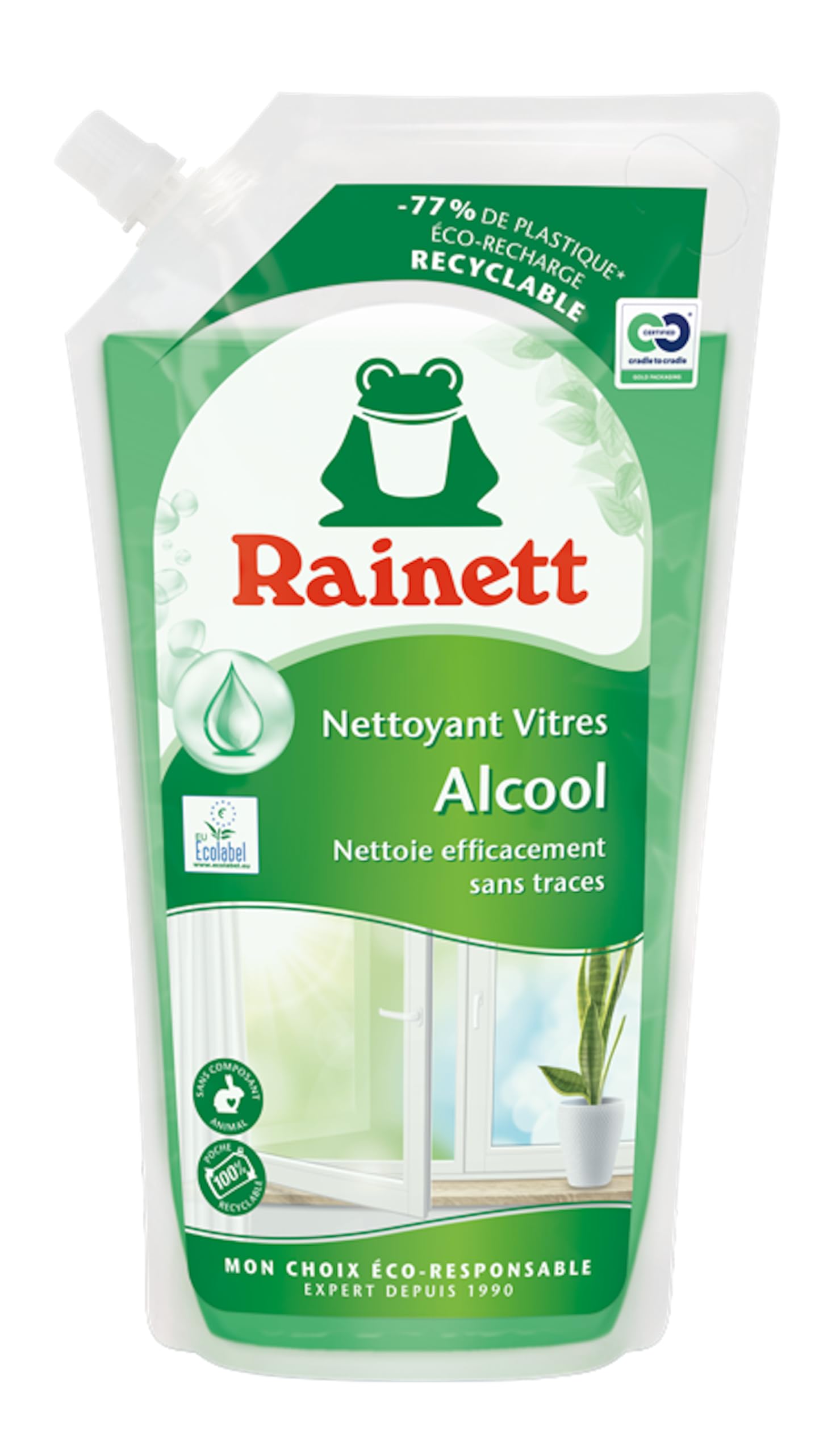 rainett-nettoyant-vitres-l-alcool-sans-traces-spray-500ml image 7