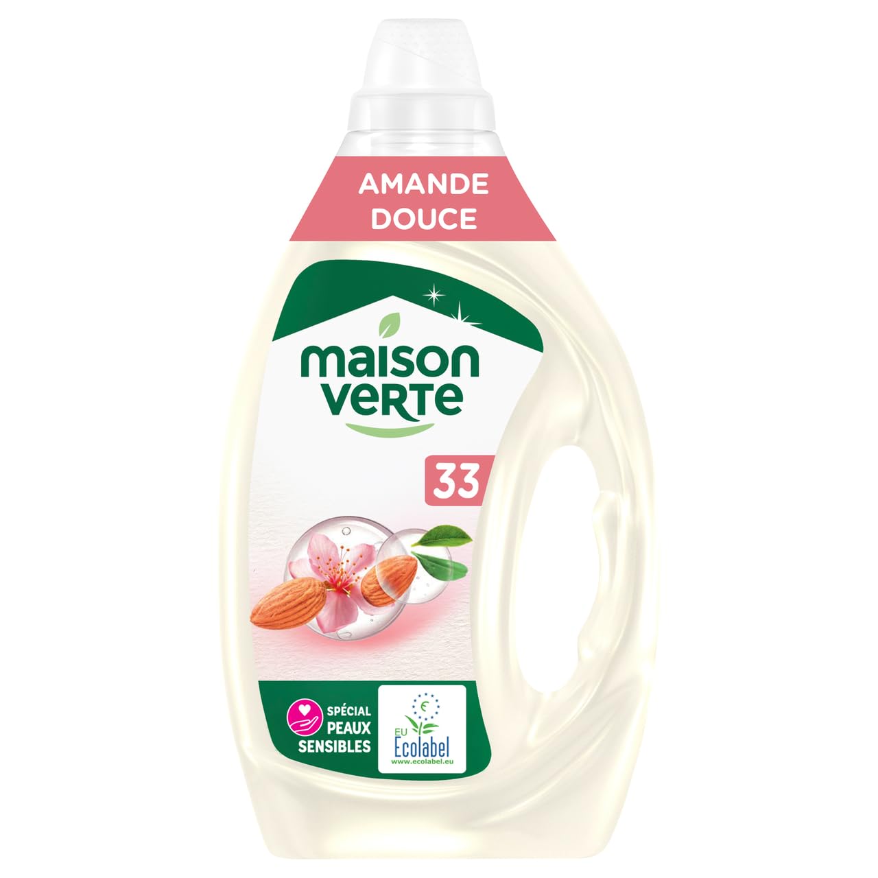 maison-verte-lessive-liquide-d-tachante-amande-douce-33-lavages-peaux-sensibles image 1