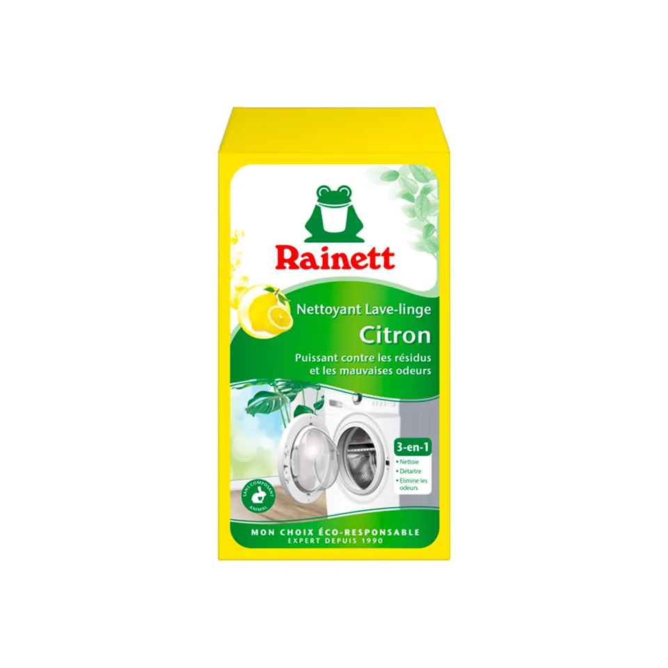 rainett-nettoyant-lave-linge-citron-3-en-1-dose-250-g image 1