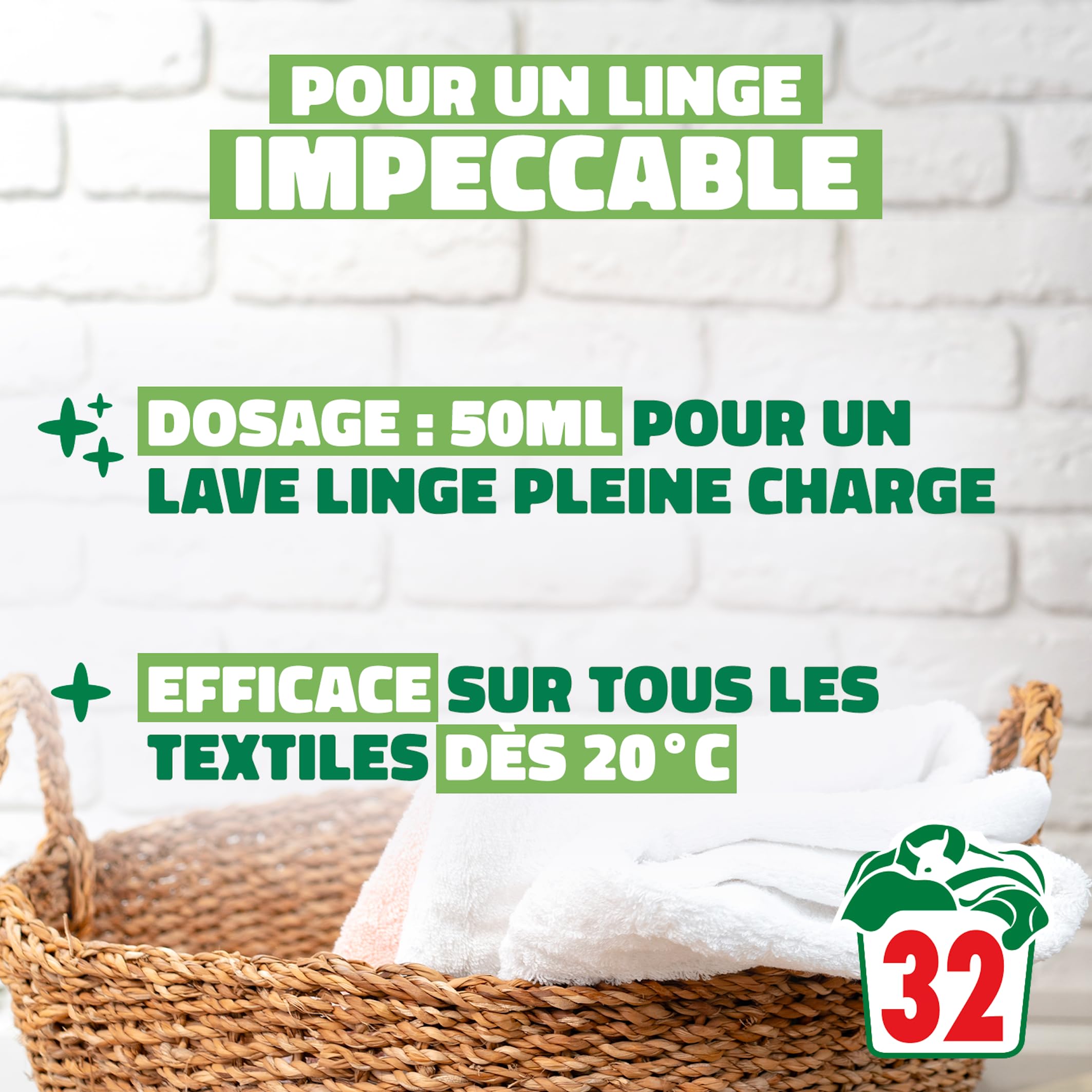 rainett-lessive-liquide-bicarbonate-co-recharge-1-6-l-32-lavages image 3