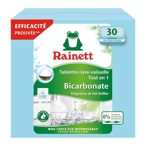 rainett-pastilles-lave-vaisselle-tout-en-un-bicarbonate-30-tablettes image 7