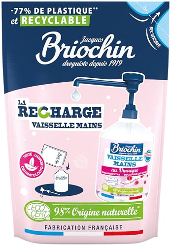 le-briochin-recharge-liquide-vaisselle-et-mains-au-vinaigre-framboise-450ml image 2