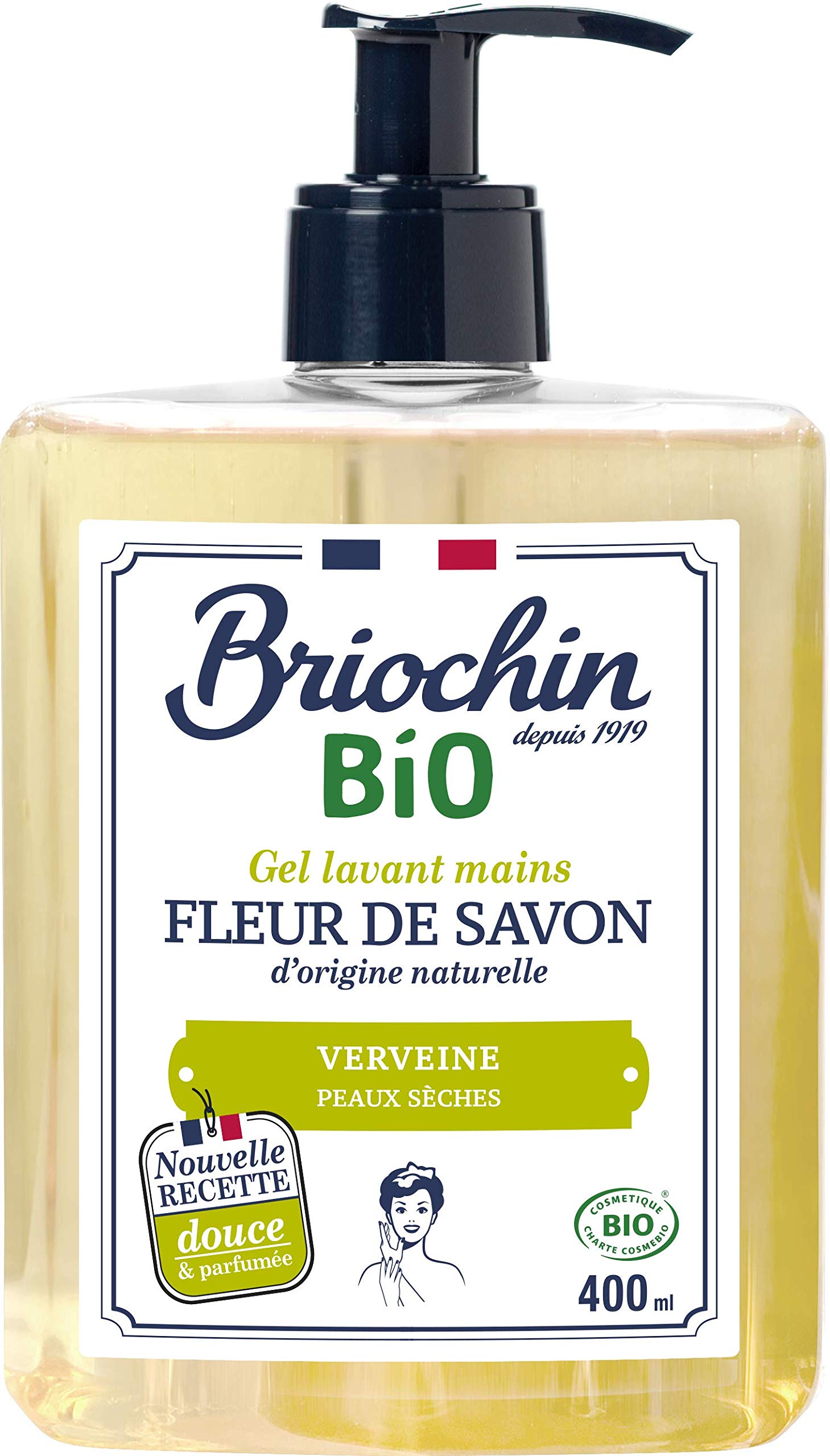 briochin-fleur-de-savon-gel-lavant-mains-verveine-400-ml-bio image 1