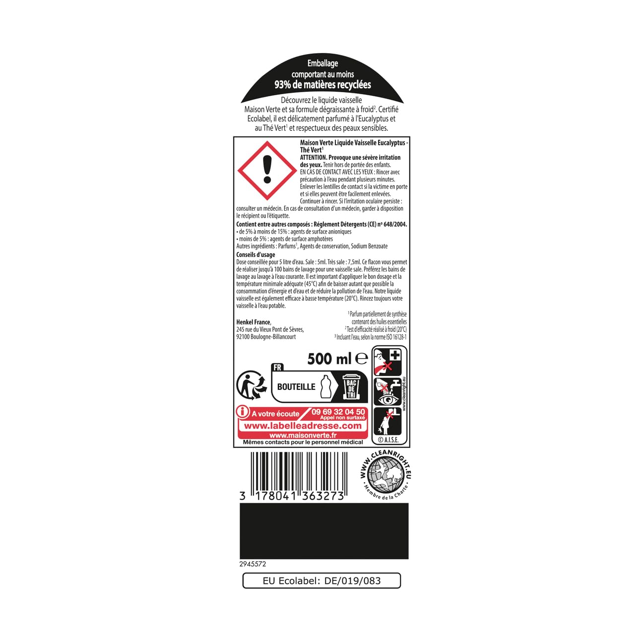 maison-verte-liquide-vaisselle-eucalyptus-th-vert-500-ml image 2