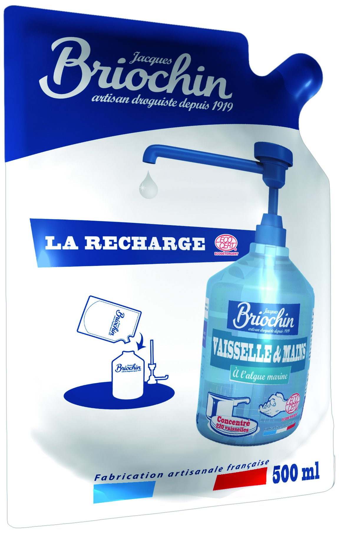 jacques-briochin-liquide-vaisselle-et-mains-recharge-3-x-500-ml image 1